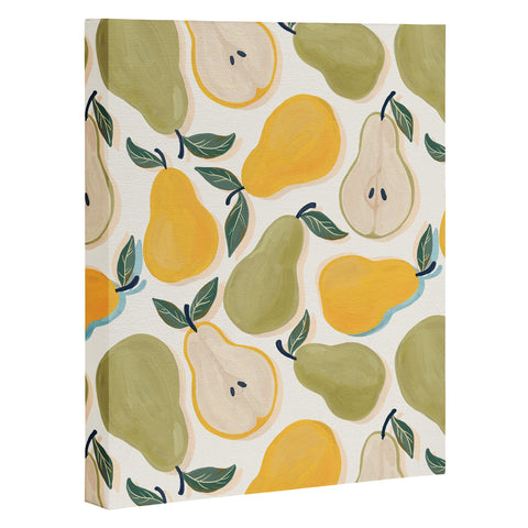 Avenie Fruit Salad Collection Pears I Art Canvas
