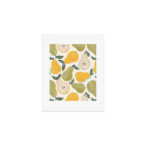 Avenie Fruit Salad Collection Pears I Art Print