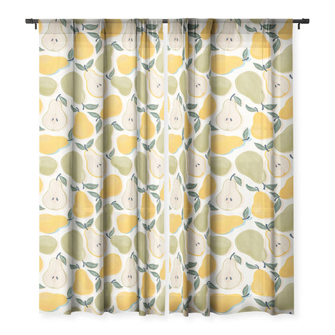 Avenie Fruit Salad Collection Pears I Sheer Non Repeat