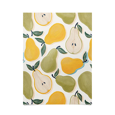 Avenie Fruit Salad Collection Pears I Poster