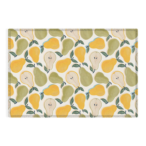 Avenie Fruit Salad Collection Pears I Outdoor Rug