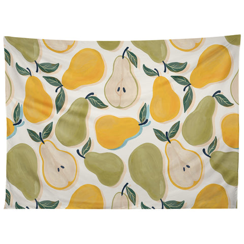 Avenie Fruit Salad Collection Pears I Tapestry