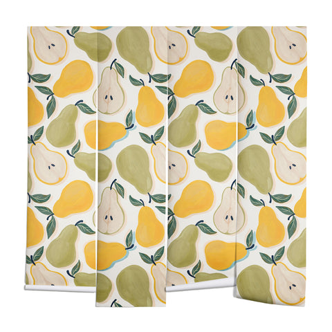 Avenie Fruit Salad Collection Pears I Wall Mural