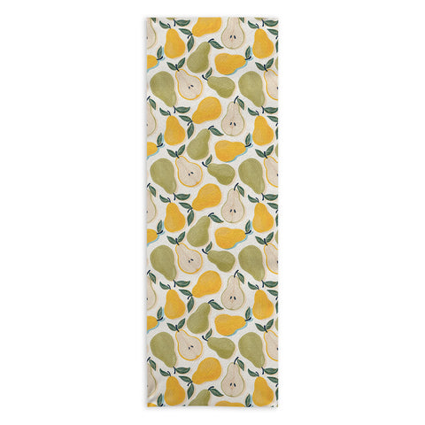 Avenie Fruit Salad Collection Pears I Yoga Towel