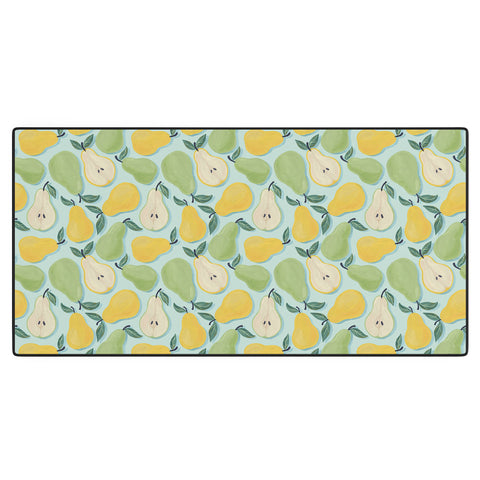 Avenie Fruit Salad Collection Pears Desk Mat
