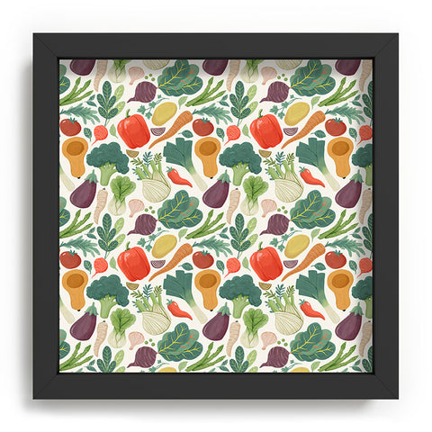 Avenie Fruit Salad Collection Veggies Recessed Framing Square
