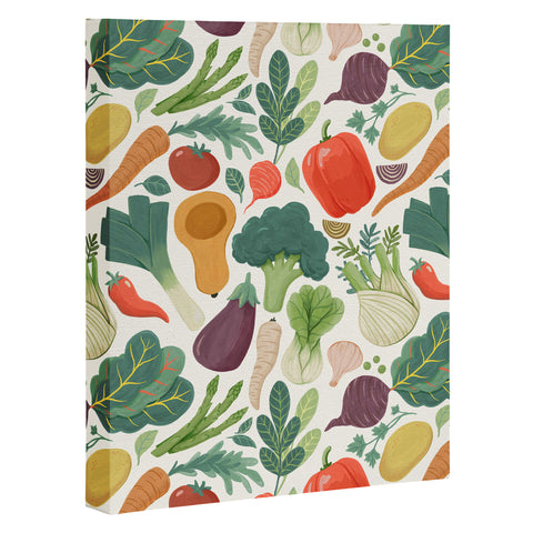 Avenie Fruit Salad Collection Veggies Art Canvas