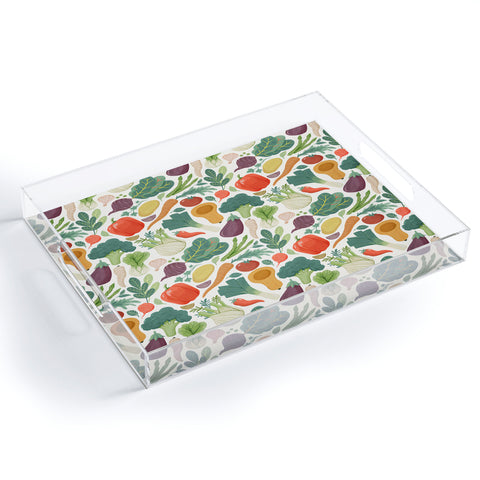 Avenie Fruit Salad Collection Veggies Acrylic Tray