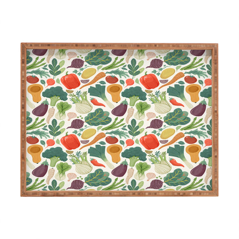 Avenie Fruit Salad Collection Veggies Rectangular Tray