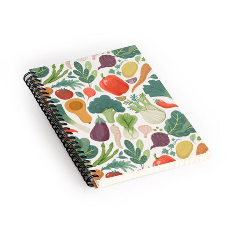 Avenie Fruit Salad Collection Veggies Spiral Notebook