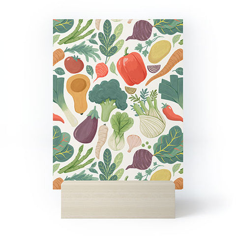 Avenie Fruit Salad Collection Veggies Mini Art Print
