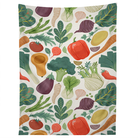 Avenie Fruit Salad Collection Veggies Tapestry