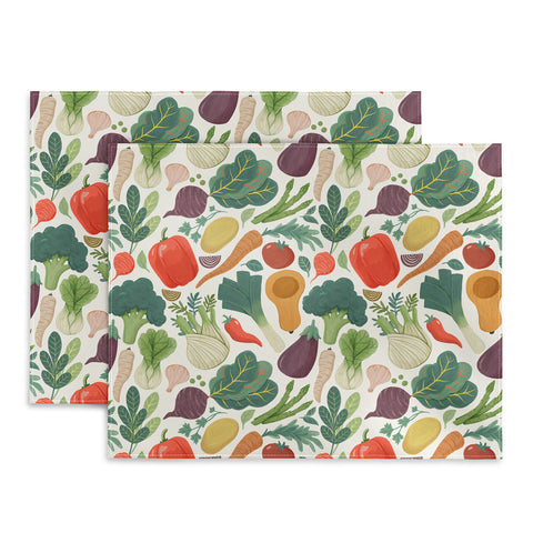 Avenie Fruit Salad Collection Veggies Placemat