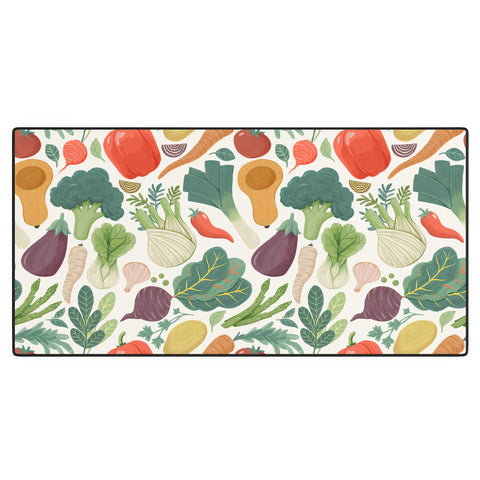 Avenie Fruit Salad Collection Veggies Desk Mat