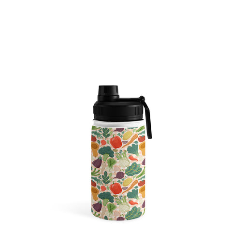 Avenie Fruit Salad Gingham Vegetables Water Bottle