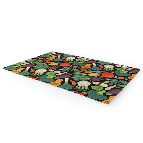 Avenie Fruit Salad Mixed Veggies Area Rug