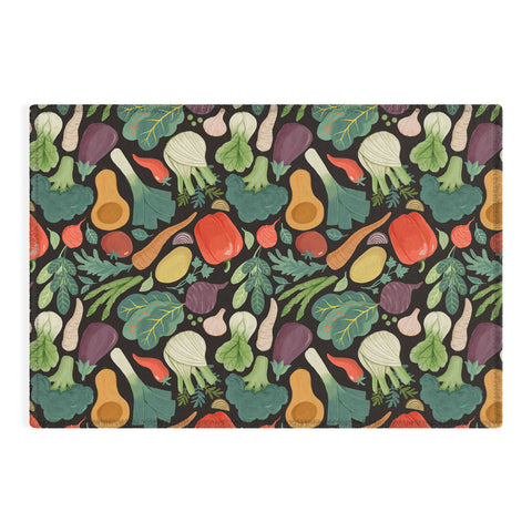 Avenie Fruit Salad Mixed Veggies Outdoor Rug