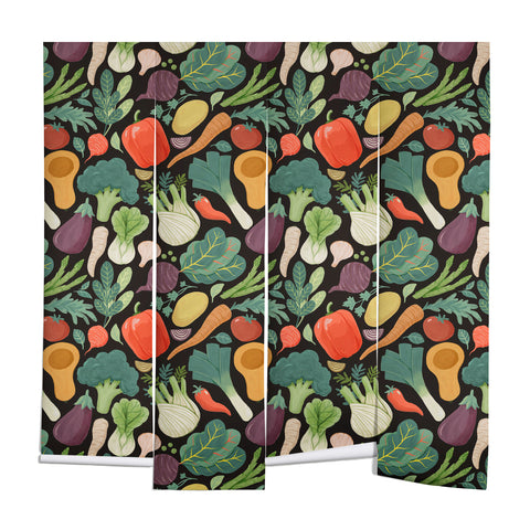 Avenie Fruit Salad Mixed Veggies Wall Mural