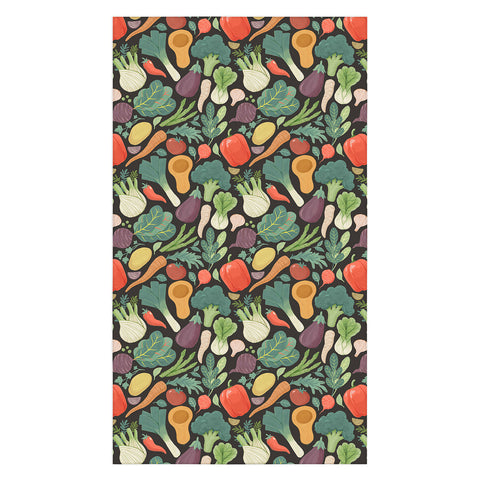 Avenie Fruit Salad Mixed Veggies Tablecloth