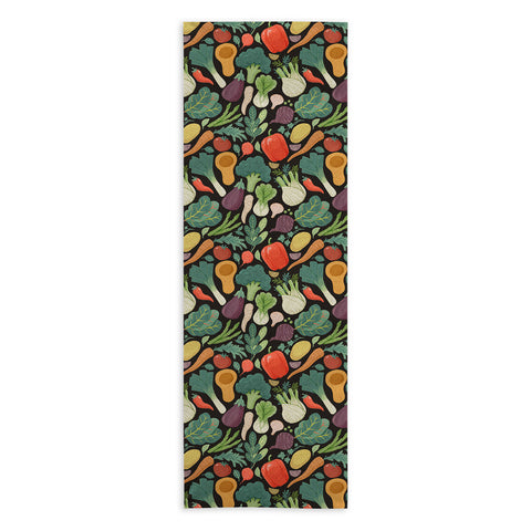 Avenie Fruit Salad Mixed Veggies Yoga Towel