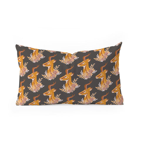 Avenie Gazelle Summer Collection Oblong Throw Pillow