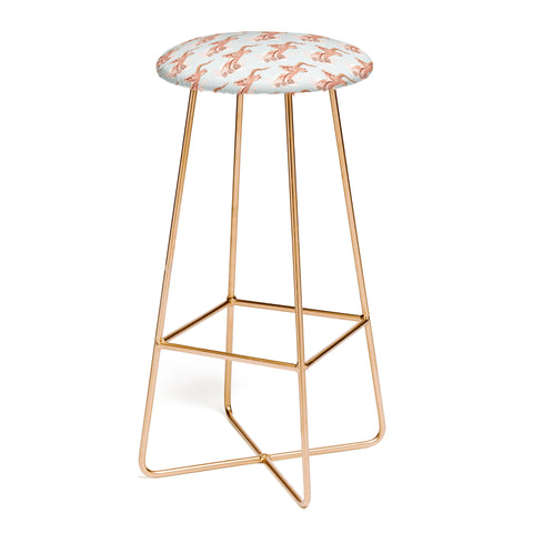 Avenie Gazelle Winter Collection Bar Stool