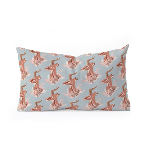 Avenie Gazelle Winter Collection Oblong Throw Pillow