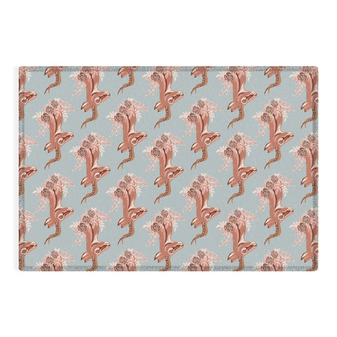 Avenie Gazelle Winter Collection Outdoor Rug