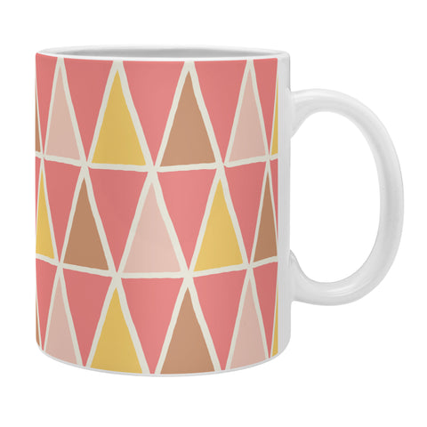 Avenie Geometric Triangle Pattern Coffee Mug