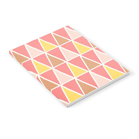 Avenie Geometric Triangle Pattern Notebook
