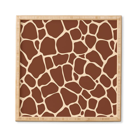 Avenie Giraffe Print Framed Wall Art