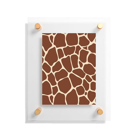 Avenie Giraffe Print Floating Acrylic Print
