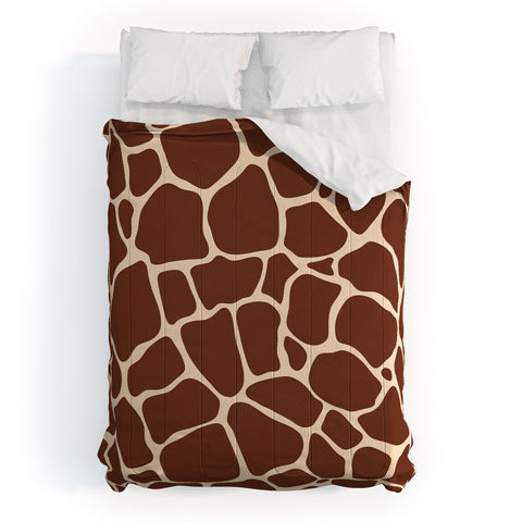 Avenie Giraffe Print Comforter