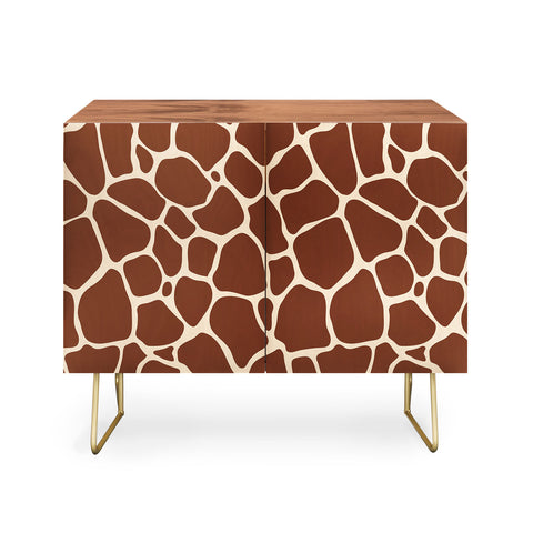 Avenie Giraffe Print Credenza