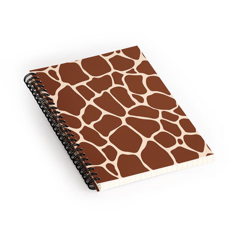 Avenie Giraffe Print Spiral Notebook