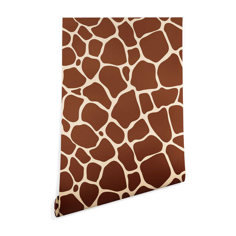 Avenie Giraffe Print Wallpaper