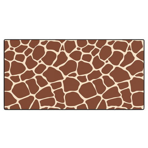 Avenie Giraffe Print Desk Mat