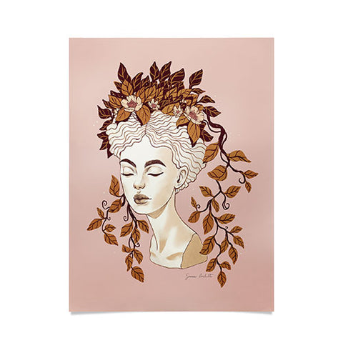 Avenie Goddess Planter Right Autumn Poster