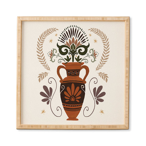 Avenie Greek Vase Framed Wall Art