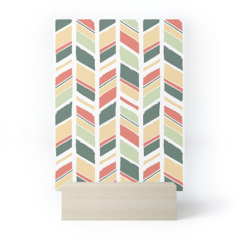 Avenie Hand Drawn Chevron Mini Art Print