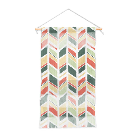 Avenie Hand Drawn Chevron Wall Hanging Portrait