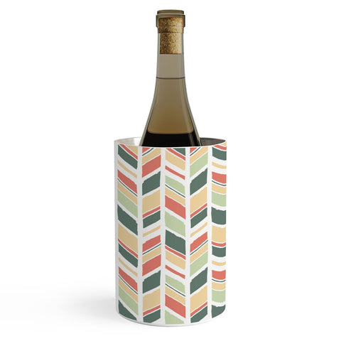 Avenie Hand Drawn Chevron Wine Chiller
