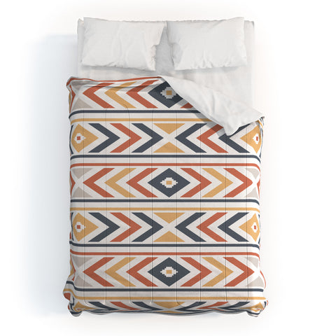 Avenie Horizontal Aztec Comforter
