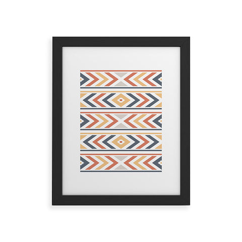 Avenie Horizontal Aztec Framed Art Print