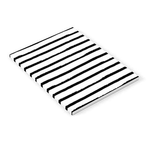 Avenie Ink Stripes Black and White II Notebook