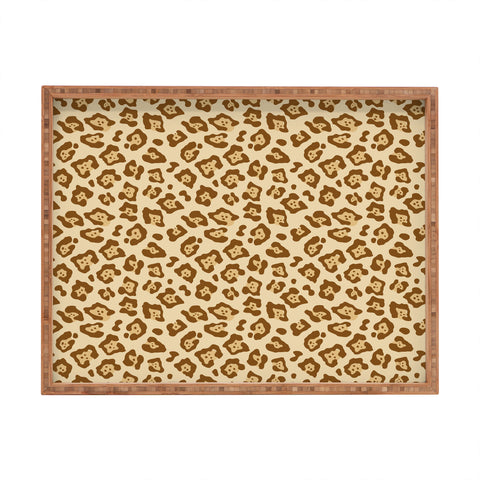 Avenie Jaguar Print Rectangular Tray