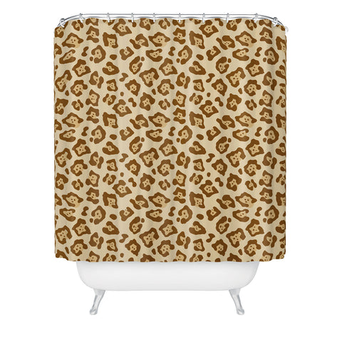 Avenie Jaguar Print Shower Curtain