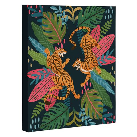 Avenie Jungle Cats Art Canvas