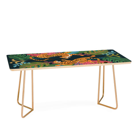 Avenie Jungle Cats Coffee Table