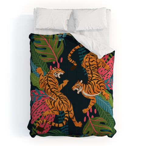 Avenie Jungle Cats Comforter